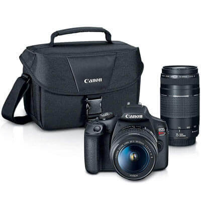 ციფრული კამერა Canon EOS REBEL T7 DSLR Camera |2 Lens Kit